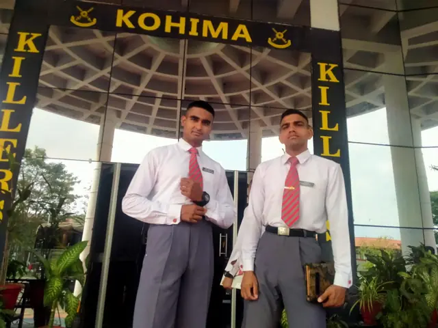 Visit to an Army regimental centre